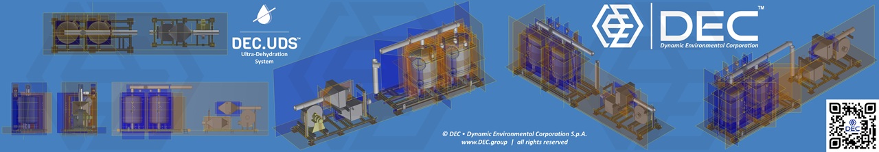 DEC.ADM_UDS™ • Molecular Sieves Ultra Dehydration System, pre-assembled, skid mounted 3D layout (SMS™ platform) | DEC • Dynamic Environmental Corporation industrial dehydration systems, molecular sieves adsorption, molecular sieves dehydration, solvent dehydration, dry solvent, no water, water removal, molecular sieve, molecular sieves, zeolite, activated carbon, solvent recovery, water removal, Ethyl Acetate dehydration, urethane grade, Isopropyl Acetate dehydration, Ethyl Alcohol dehydration, Ethanol dehydration, Isopropyl Alcohol dehydration, Isopropanol dehydration, solvent lamination, solvent based lamination, high performance dehydration, Ultra Dehydration System (UDS), DEC, Dynamic Environmental Corporation (DEC), DEC IMPIANTI, DEC HOLDING, DEC SERVICE, DEC ENGINEERING, DEC AUTOMATION, DEC LAB, DEC ANALYTICS, DEC Group