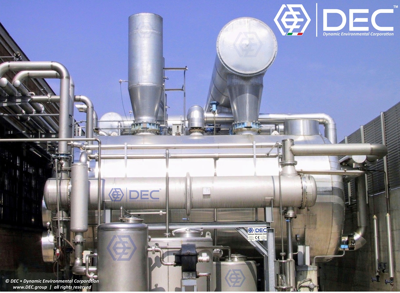 DEC.SRU™ | BTX solvent recovery, activated carbon, TSA on-site regeneration | DEC IMPIANTI S.p.A. DEC, Dynamic Environmental Corporation, DEC IMPIANTI, DEC HOLDING, DEC SERVICE, DEC ENGINEERING, DEC AUTOMATION, DEC LAB, DEC ANALYTICS, BNZ, benzene, benzol, activated carbon Solvent Recovery Unit, solvent recovery, activated carbon, VOC treatment, inert gas regeneration, steam regeneration, decanter, dehydration, water content, oxidation, spontaneous heating, hot spot, continuous operation, carbon bed adsorption systems, distillation, gas stream, VOC emission control, solvent recovery, VOC recovery, VOC abatement, solvent recovery systems, VOC recovery system, Solvent Recovery Unit, VOC recovery equipment, solvent recovery equipment, solvent recycling, VOC capture, solvent reclamation, solvent purification, VOC treatment, solvent regeneration, distillation, solvent distillation, VOC recovery process, activated carbon, adsorbent, nitrogen, oxidizer, thermal oxidation, regenerative thermal oxidizer, LEL monitoring, engineering, supply, turnkey, sustainable, innovation, decarbonization, carbon reduction, low carbon, carbon neutrality, net-zero emissions, greenhouse gas mitigation, carbon footprint, carbon capture and storage (CCS), energy efficiency, sustainability, carbon offset, circular economy, climate change, climate policy, climate action, environmental challenges, sustainable development, sustainability roadmap