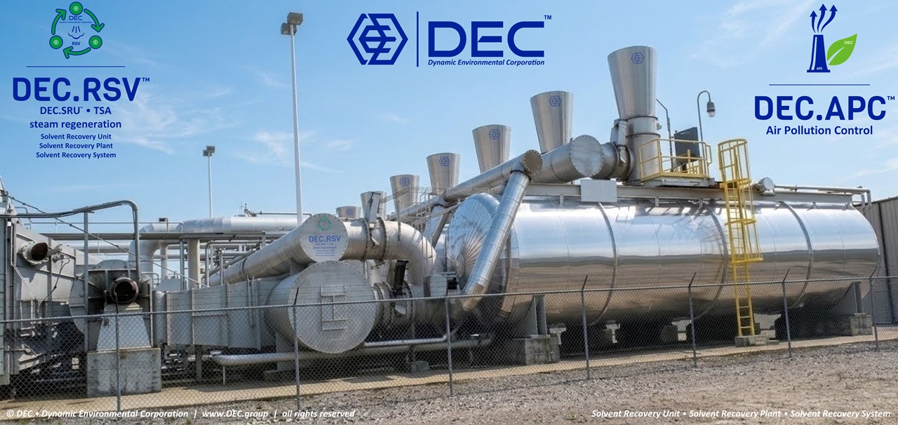 DEC, Dynamic Environmental Corporation, DEC IMPIANTI, DEC HOLDING, DEC SERVICE, DEC ENGINEERING, DEC AUTOMATION, DEC LAB, DEC ANALYTICS, SRU, TOL recovery, Toluene recovery, Toluol recovery, adhesive tapes, surface protection, surface protection materials, surface protective material, coating, activated carbon Solvent Recovery Unit, solvent recovery, activated carbon, VOC treatment, TSA regeneration, steam regenration, inert gas regeneration, dehydration, decanter, water content, oxidation, spontaneous heating, continuous operation, carbon bed adsorption systems, distillation, gas stream, VOC emission control, solvent recovery, VOC recovery, VOC abatement, solvent recovery systems, VOC recovery system, Solvent Recovery Unit, VOC recovery equipment, solvent recovery equipment, solvent recycling, VOC capture, solvent reclamation, solvent purification, VOC treatment, solvent regeneration, distillation, solvent distillation, VOC recovery process, activated carbon, adsorbent, nitrogen, oxidizer, thermal oxidation, regenerative thermal oxidizer, LEL monitoring, solvent recovery for flexible packaging, flexible packaging, converting, engineering, supply, turnkey, sustainable, innovation, decarbonization, carbon reduction, low carbon, carbon neutrality, net-zero emissions, greenhouse gas mitigation, carbon footprint, carbon capture and storage (CCS), energy efficiency, sustainability, carbon offset, circular economy, climate change, climate policy, climate action, environmental challenges, sustainable development, sustainability roadmap