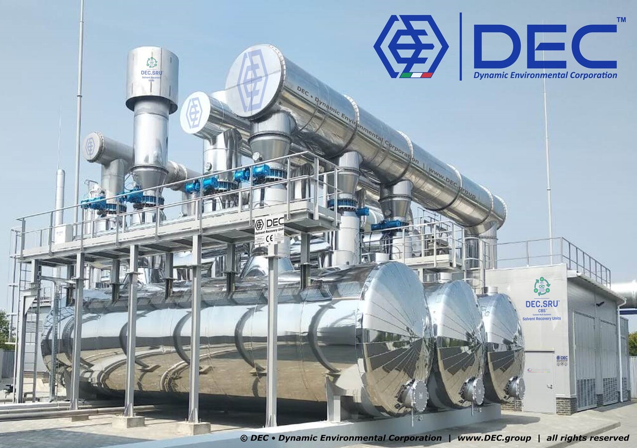 Custom Built System (CBS), customized solvent recovery, custom built solvent recovery, large solvent recovery, largest solvent recovery, huge solvent recovery, high capacity solvent recovery, activated carbon solvent recovery, solvent recovery, Solvent Recovery Unit (SRU), Solvent Recovery Plant (SRP), Solvent Recovery System (SRS), solvent recovery, solvent recycling, solvent reclamation, solvent recovery process, activated carbon, activated carbon adsorption system, impianto recupero solventi, sistema recupero solventi, unità recupero solventi, VOC recovery, VOC recovery process, VOC abatement, VOC emission control technology, VOC abatement systems, VOC recovery system, VOC recovery equipment, récupération des solvants, récupération des COV, Unité de Récupération des Solvants (URS), recuperación de disolventes, recuperação de solventes, lösemittelrückgewinnung, lösemitteln aus abluftströmen, abluft rückgewinnung anlage (ARA), industrial sustainable VOC control systems, air pollution, emission reduction, industrial emissions, air quality, VOC emission control, VOC abatement, pollution control, sustainable manufacturing, emission control technologies, VOC treatment, VOC capture, industrial hygiene, regulatory compliance, decarbonization, decarbonize, GHG, CO2, green technology, clean air solutions, pollution prevention, sustainable practices, energy efficiency, low emission systems, process optimization, environmental compliance, environmental impact, industrial ventilation, VOC management, sustainable engineering, eco-friendly solutions, adsorbent, adsorbent regeneration, nitrogen, steam, vacuum, VOC recovery, solvent purification, air purification, air filtration, industrial air pollution control, air pollution control, environmental sustainability, economic responsibility, environmental responsibility, social responsibility, green technology, circular economy, composti organici volatili (COV), volatile organic compounds (VOC), composés organiques volatils (COV), compuestos orgánicos volátiles (COV), compostos orgânicos voláteis (COV), flüchtigen organischen Verbindungen, engineering, sustainable, innovation, Best Available Technique (BAT), BAT reference documents (BREF), Industrial Emissions Directive (IED), distillation, solvent distillation, activated carbon, adsorption, desorption, distillation, residual, oxygen, LEL monitoring, engineering, supply, turnkey, low carbon emissions, ultra low emission process (ULEP), green deal, carbon reduction, low carbon, carbon neutrality, near-zero emission (NZE), near zero, net zero, net-zero emissions, greenhouse gas mitigation, carbon footprint, carbon capture and storage (CCS), green house gas (GHG), CO2, chemical recycling, recycling, sustainability solutions, sustainability, reclaiming, carbon offset, circular economy, climate change, climate policy, climate action, environmental challenges, sustainable development, sustainability roadmap, solvent compatibility, efficiency, return of investment, ROI, cost, savings, cost reduction, Triple Bottom Line (TBL), Environmental Social Corporate Governance (ESG), DEC, Dynamic Environmental Corporation, DEC IMPIANTI, DEC HOLDING, DEC SERVICE, DEC ENGINEERING, DEC AUTOMATION, DEC LAB, DEC ANALYTICS, DEC Group