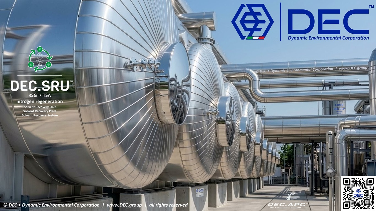 Custom Built System (CBS), customized solvent recovery, custom built solvent recovery, large solvent recovery, largest solvent recovery, huge solvent recovery, high capacity solvent recovery, activated carbon solvent recovery, solvent recovery, Solvent Recovery Unit (SRU), Solvent Recovery Plant (SRP), Solvent Recovery System (SRS), solvent recovery, solvent recycling, solvent reclamation, solvent recovery process, activated carbon, activated carbon adsorption system, impianto recupero solventi, sistema recupero solventi, unità recupero solventi, VOC recovery, VOC recovery process, VOC abatement, VOC emission control technology, VOC abatement systems, VOC recovery system, VOC recovery equipment, récupération des solvants, récupération des COV, Unité de Récupération des Solvants (URS), recuperación de disolventes, recuperação de solventes, lösemittelrückgewinnung, lösemitteln aus abluftströmen, abluft rückgewinnung anlage (ARA), industrial sustainable VOC control systems, air pollution, emission reduction, industrial emissions, air quality, VOC emission control, VOC abatement, pollution control, sustainable manufacturing, emission control technologies, VOC treatment, VOC capture, industrial hygiene, regulatory compliance, decarbonization, decarbonize, GHG, CO2, green technology, clean air solutions, pollution prevention, sustainable practices, energy efficiency, low emission systems, process optimization, environmental compliance, environmental impact, industrial ventilation, VOC management, sustainable engineering, eco-friendly solutions, adsorbent, adsorbent regeneration, nitrogen, steam, vacuum, VOC recovery, solvent purification, air purification, air filtration, industrial air pollution control, air pollution control, environmental sustainability, economic responsibility, environmental responsibility, social responsibility, green technology, circular economy, composti organici volatili (COV), volatile organic compounds (VOC), composés organiques volatils (COV), compuestos orgánicos volátiles (COV), compostos orgânicos voláteis (COV), flüchtigen organischen Verbindungen, engineering, sustainable, innovation, Best Available Technique (BAT), BAT reference documents (BREF), Industrial Emissions Directive (IED), distillation, solvent distillation, activated carbon, adsorption, desorption, distillation, residual, oxygen, LEL monitoring, engineering, supply, turnkey, low carbon emissions, ultra low emission process (ULEP), green deal, carbon reduction, low carbon, carbon neutrality, near-zero emission (NZE), near zero, net zero, net-zero emissions, greenhouse gas mitigation, carbon footprint, carbon capture and storage (CCS), green house gas (GHG), CO2, chemical recycling, recycling, sustainability solutions, sustainability, reclaiming, carbon offset, circular economy, climate change, climate policy, climate action, environmental challenges, sustainable development, sustainability roadmap, solvent compatibility, efficiency, return of investment, ROI, cost, savings, cost reduction, Triple Bottom Line (TBL), Environmental Social Corporate Governance (ESG), DEC, Dynamic Environmental Corporation, DEC IMPIANTI, DEC HOLDING, DEC SERVICE, DEC ENGINEERING, DEC AUTOMATION, DEC LAB, DEC ANALYTICS, DEC Group