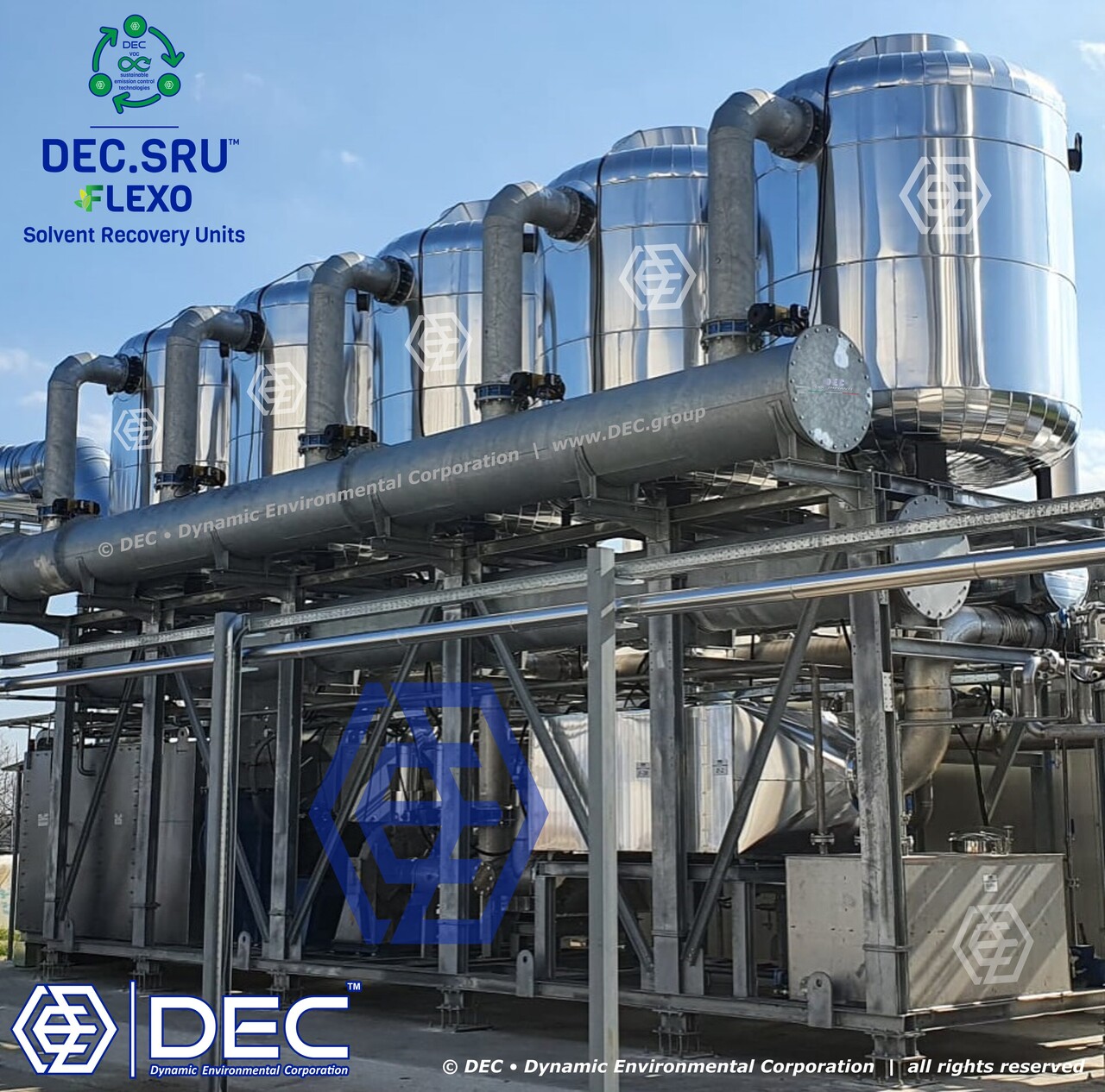 solvent recovery for flexo, activated carbon solvent recovery, solvent recovery, Solvent Recovery Unit (SRU), solvent recovery plant (SRP), solvent recovery system (SRS), high capacity solvent recovery, activated carbon, activated carbon adsorption system, impianto recupero solventi, sistema recupero solventi, unità recupero solventi, récupération des solvants, récupération des COV, Unité de Récupération des Solvants (URS), recuperación de disolventes, recuperação de solventes, lösemittelrückgewinnung, lösemitteln aus abluftströmen, abluft rückgewinnung anlage (ARA), recupero solventi flessografia, industrial sustainable VOC control systems, air pollution, emission reduction, environmental sustainability, industrial emissions, air quality, VOC emission control, VOC abatement, pollution control, sustainable manufacturing, emission control technologies, VOC treatment, industrial hygiene, regulatory compliance, decarbonization, decarbonize, GHG, CO2, green technology, clean air solutions, pollution prevention, sustainable practices, energy efficiency, low emission systems, process optimization, environmental impact, industrial ventilation, VOC management, sustainable engineering, eco-friendly solutions, adsorbent, nitrogen, steam, vacuum, VOC recovery, air purification, air filtration, industrial air pollution control, environmental sustainability, economic responsibility, environmental responsibility, social responsibility, green technology, circular economy, composti organici volatili (COV), volatile organic compounds (VOC), composés organiques volatils (COV), compuestos orgánicos volátiles (COV), compostos orgânicos voláteis (COV), flüchtigen organischen Verbindungen, multisolvent recovery, multi-solvent recovery, engineering, sustainable, innovation, Beiren, BHS, Bobst, Cerutti, Comexi, Fischer Krecke (FK), Flexotecnica, Gallus, Huitong, Kohli, Nordmeccanica, PCMC, Pelikan, Windmoeller Hoelscher, Uteco, Rotomec, Schiavi, Soma, Acom, DEC, Dynamic Environmental Corporation (DEC), DEC IMPIANTI, DEC HOLDING, DEC SERVICE, DEC ENGINEERING, DEC AUTOMATION, DEC LAB, DEC ANALYTICS, DEC Group