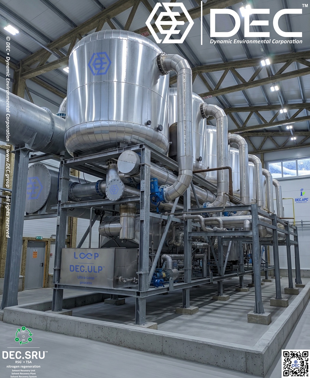 modular solvent recovery, modular solvent recovery unit, modular solvent recovery system, modular solvent recovery plant, compact solvent recovery, compact solvent recovery unit, Solvent Recovery Unit (SRU), Solvent Recovery Plant (SRP), Solvent Recovery System (SRS), VOC treatment, activated carbon, smart modular system (SMS), thermal swing adsorption, vacuum swing adsorption, environmental solutions, fast track solvent recovery, shortest lead time solvent recovery, quick delivery solvent recovery, stackable solvent recovery, multi-level solvent recovery, solvent recovery for multisolvents, activated carbon solvent recovery, solvent recovery, solvent recycling, solvent reclamation, solvent recovery process, activated carbon adsorption system, sustainability, DEC, Dynamic Environmental Corporation (DEC), DEC IMPIANTI, DEC HOLDING, DEC SERVICE, DEC ENGINEERING, DEC AUTOMATION, DEC LAB, DEC ANALYTICS, DEC Group