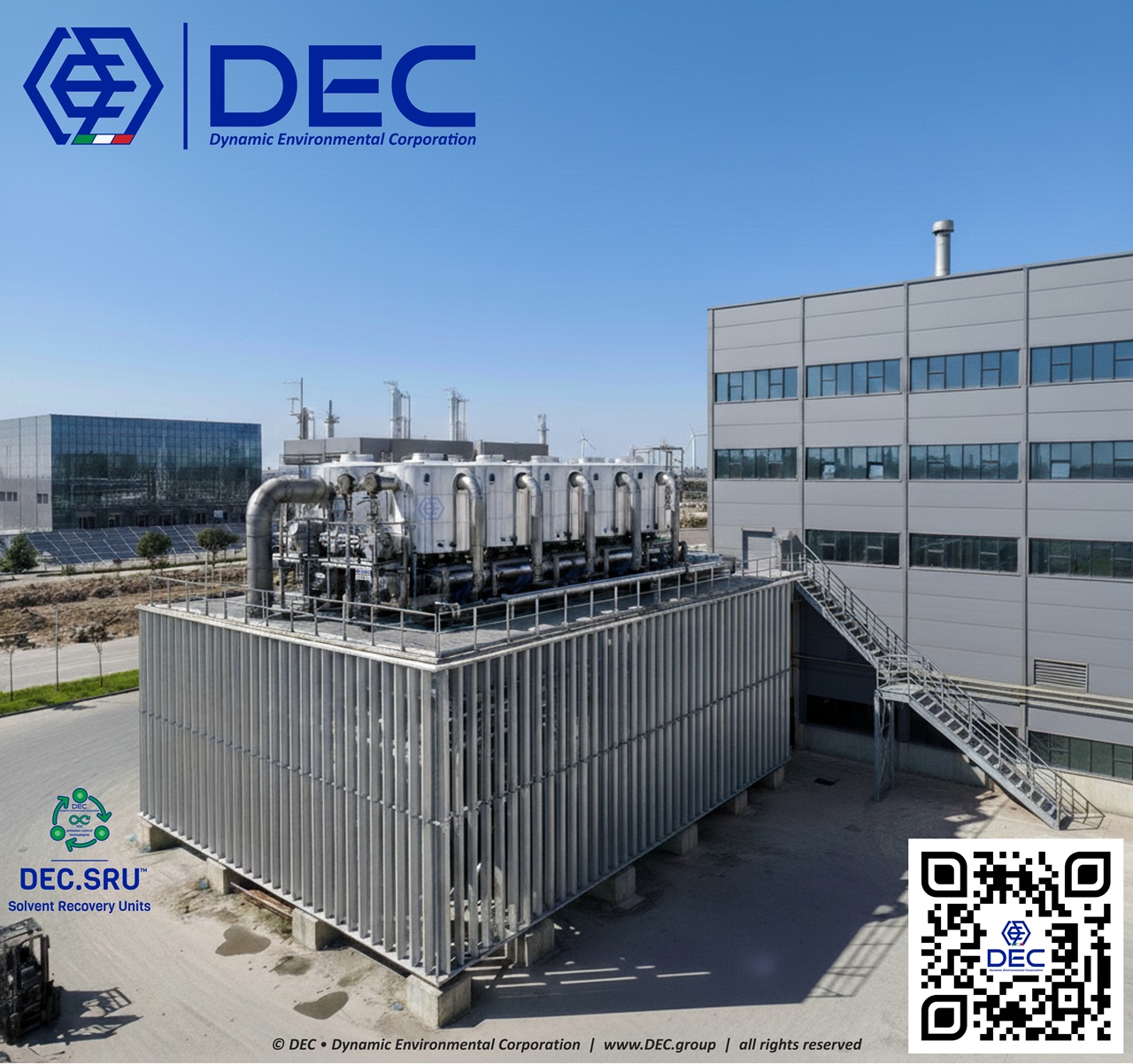 solvent recovery, solvent recovery unit (SRU), solvent recovery plant (SRP), solvent recovery system (SRS), activated carbon solvent recovery, active carbon solvent recovery plant, activated carbon adsorption with solvent recovery, Nitrogen regeneration, inert gas regeneration, N2 regeneration, TSA, thermal swing adsorption, steamless regeneration, dry regeneration, carbon bed regeneration, solvent desorption, impianto recupero solventi ad azoto, impianto recupero solventi, sistema recupero solventi, unità recupero solventi, récupération des solvants, récupération des COV, recuperación de disolventes, recuperação de solventes, lösemittelrückgewinnung, lösemitteln aus abluftströmen, solvent condensation, RSG, RSX, SRU, SRS, SRP, in situ, industrial sustainable VOC control systems, volatile organic compounds, VOC emission control, air pollution, emission reduction, environmental sustainability, industrial emissions, air quality, VOC abatement, pollution control, sustainable manufacturing, emission control technologies, VOC treatment, regulatory compliance, decarbonization, decarbonize, GHG, CO2, green technology, clean air solutions, pollution prevention, sustainable practices, energy efficiency, low emission systems, process optimization, environmental impact, industrial ventilation, VOC management, sustainable engineering, eco-friendly solutions, adsorbent, activated carbon, Nitrogen, N2, inert gas, steam, vacuum, VOC recovery, air purification, air filtration, industrial air pollution control, composti organici volatili (COV), volatile organic compounds (VOC), composés organiques volatils (COV), compuestos orgánicos volátiles (COV), compostos orgânicos voláteis (COV), flüchtigen organischen Verbindungen (FOV), environmental sustainability, economic responsibility, environmental responsibility, social responsibility, green technology, circular economy, thermal oxidation, distillation, LEL monitoring, Flexible packaging, Engineering, Supply, Turnkey, Sustainable, Innovation, DEC, Dynamic Environmental Corporation (DEC), DEC IMPIANTI, DEC HOLDING, DEC SERVICE, DEC ENGINEERING, DEC AUTOMATION, DEC LAB, DEC ANALYTICS, DEC Group