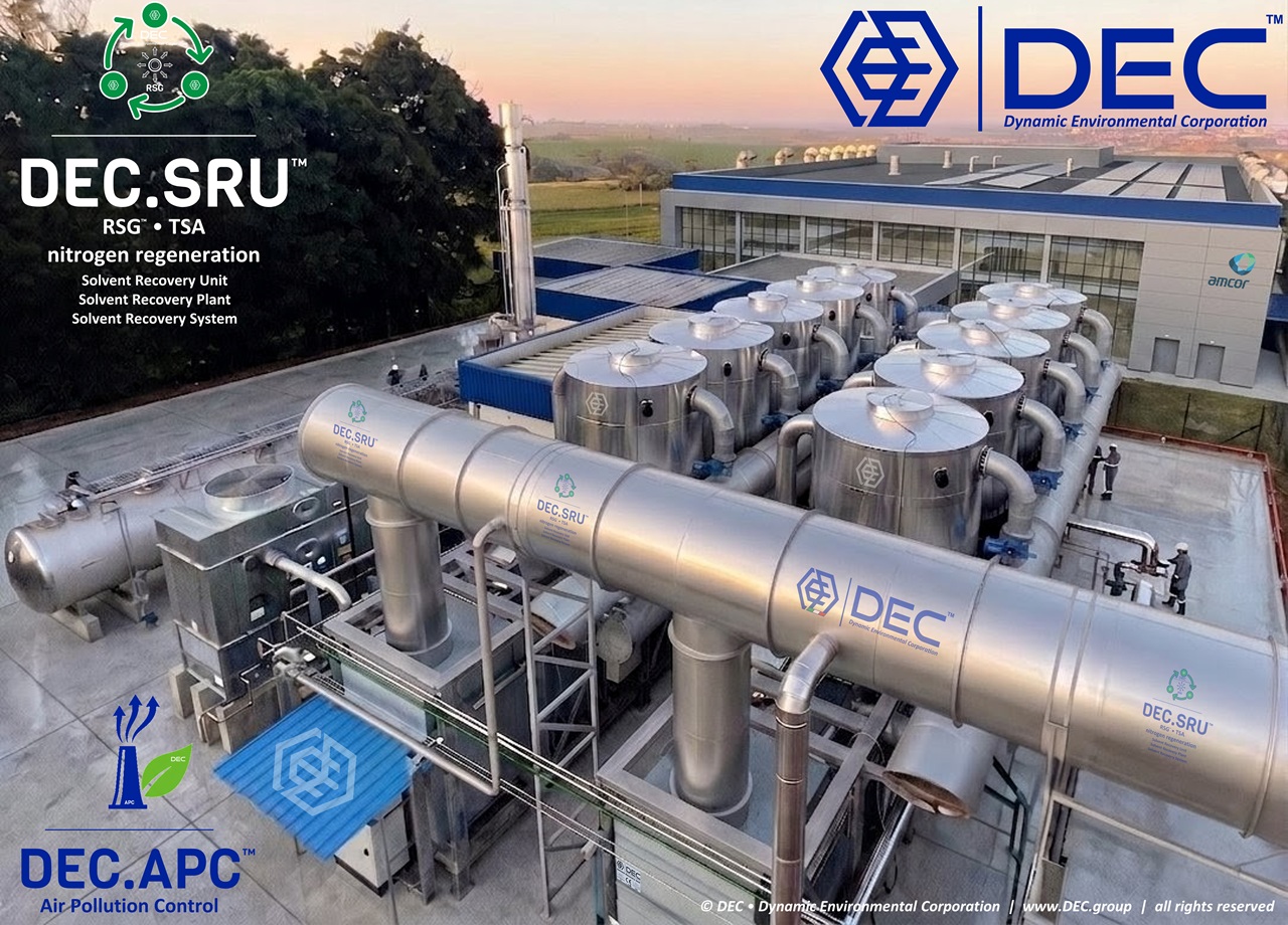 DEC, Dynamic Environmental Corporation, DEC IMPIANTI, DEC HOLDING, DEC SERVICE, DEC ENGINEERING, DEC AUTOMATION, DEC LAB, DEC ANALYTICS, solvent recovery for lacquering, SRU, SRS, SRP, lacquering, lacquering line, lacquering press, lacquer coating, lacquer line, finishing, varnish, paint, sealant, lacquering chemicals, lacquering applications, adhesive lacquering, adhesive tape manufacturing, pressure sensitive adhesive, roll to roll lacquering, web lacquering, VOC emission control, solvent recovery, VOC recovery, VOC abatement, VOC emission control technology, VOC abatement systems, air pollution control, solvent recovery systems, environmental compliance, VOC recovery system, Solvent Recovery Unit, VOC recovery equipment, solvent recovery equipment, solvent recycling, VOC capture, solvent reclamation, solvent purification, VOC treatment, solvent regeneration, distillation, solvent distillation, VOC recovery process, activated carbon, adsorbent, ethyl acetate, hexane, n-hexane, cyclohexane, ETAC, MEK, HEX, NHEX, CHEX, nitrogen, N2, LEL monitoring, engineering, supply, turnkey, sustainable, innovation, decarbonization, energy efficiency, chemical recycling, recycling, sustainability solutions, sustainability, reclaiming, carbon offset, circular economy, climate change, climate policy, climate action, environmental challenges, sustainable development, sustainability roadmap, Bobst, Colines, Comexi, Flexotecnica, Guzzetti, Nordmeccanica, Polytype, Windmoeller Hoelscher, Uteco, Wifag, SAM, Beiren, Huitong, Pelikan, Acom, Cerutti, Rotomec, Schiavi