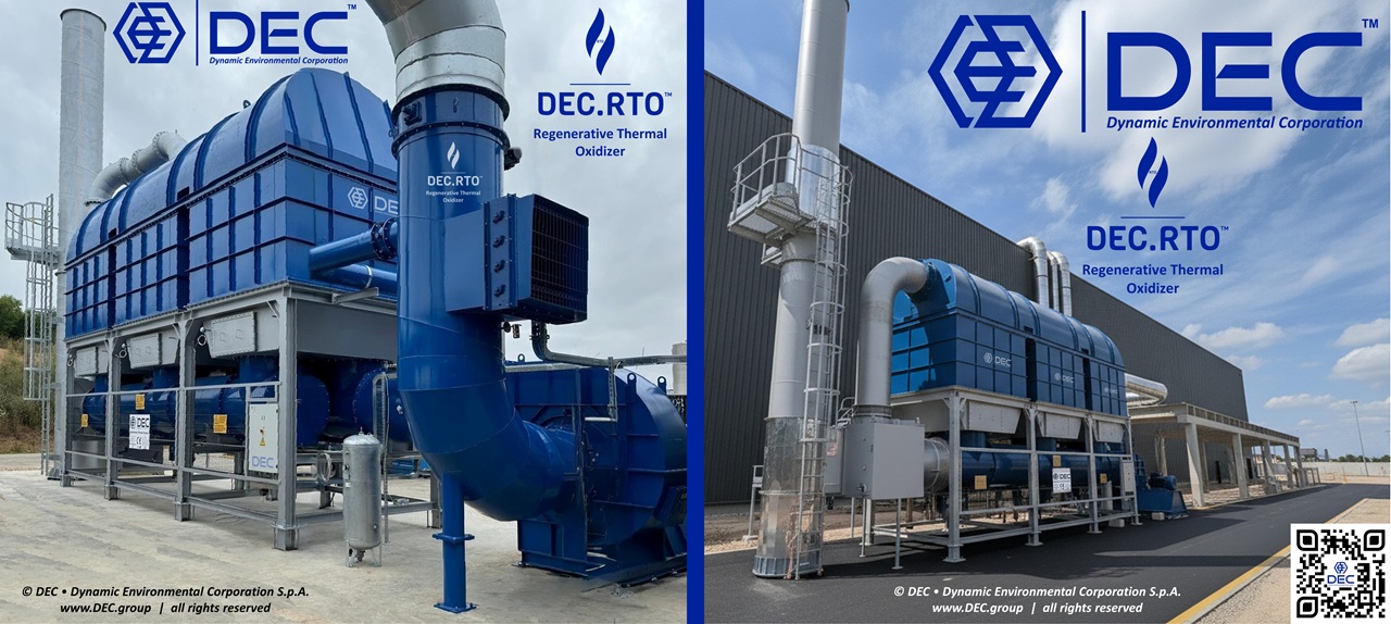 regenerative thermal oxidizer for industrial VOC emission treatment | DEC • Dynamic Environmental Corporation regenerative thermal oxidizer for industrial VOC emission treatment
