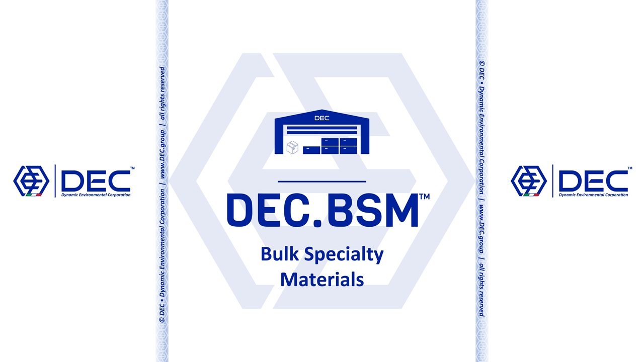 activated carbon, zeolite, molecular sieves, ceramic channel honeycomb, Bulk Specialty Materials, Emission Control Media, DEC, Dynamic Environmental Corporation (DEC), DEC IMPIANTI, DEC HOLDING, DEC SERVICE, DEC ENGINEERING, DEC AUTOMATION, DEC LAB, DEC ANALYTICS, DEC Group