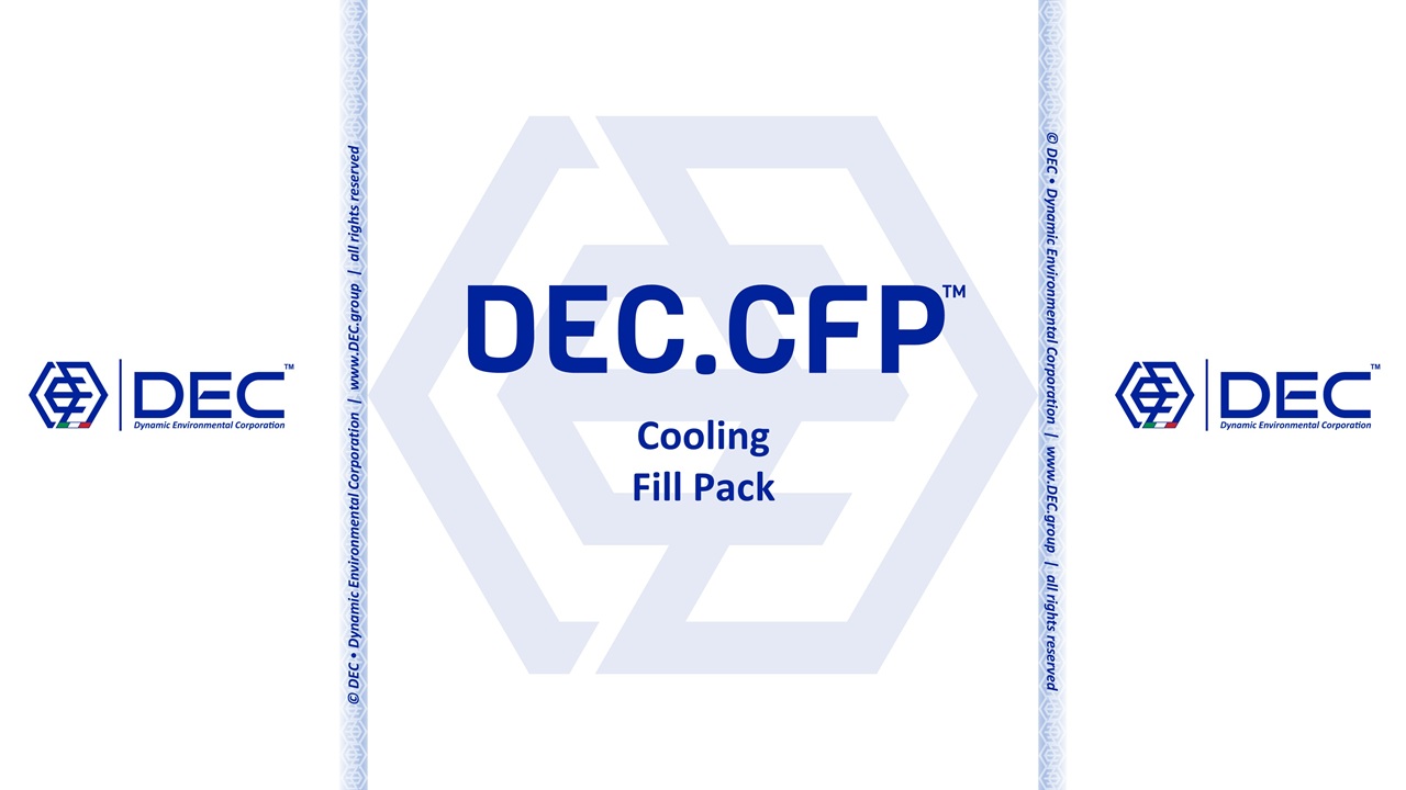 cooling tower, fill pack, cooling tower maintenance, fill pack replacement, heat transfer, cooling efficiency, contamination, scaling, fouling, energy saving, water conservation, industrial cooling, HVAC, cooling system upgrade, Legionella prevention, CFP, DEC.CFP, DEC, Dynamic Environmental Corporation (DEC), DEC IMPIANTI, DEC HOLDING, DEC SERVICE, DEC ENGINEERING, DEC AUTOMATION, DEC LAB, DEC ANALYTICS, DEC Group