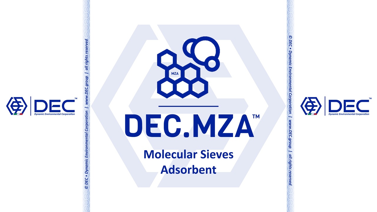 DEC.MZA™ • molecular sieves | molsieves | zeolite | DEC • Dynamic Environmental Corporation dehydration, molecular sieve, molecular sieves, zeolite, molsieve, molsieves, A structure, X structure, polar components, water removal, solvent dehydration, Ethyl Acetate, urethane grade, Isopropyl Acetate, Ethyl Alcohol, Ethanol, Isopropyl Alcohol, Isopropanol, flexible packaging, lamination, solvent based lamination, MZA, MSU, UDS, DEC.MZA, DEC, Dynamic Environmental Corporation (DEC), DEC IMPIANTI, DEC HOLDING, DEC SERVICE, DEC ENGINEERING, DEC AUTOMATION, DEC LAB, DEC ANALYTICS, DEC Group