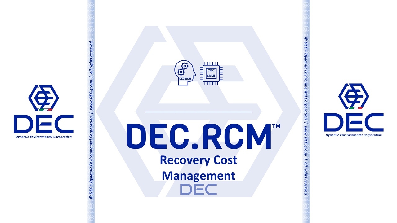 Recovery Cost Management • DEC.RCM™ | DEC • Dynamic Environmental Corporation Recovery Costs Management, Solvent Recovery Unit, DEC.SRU, operating costs, solvent recovery, energy consumption, abatement efficiency, ROI, carbon footprint, GHG offset, industrial solvents, cost optimization, environmental compliance, RCM, DEC.RCM, CFM, DEC.CFM, AIP, DEC.AIP, DEC, Dynamic Environmental Corporation (DEC), DEC IMPIANTI, DEC HOLDING, DEC SERVICE, DEC ENGINEERING, DEC AUTOMATION, DEC LAB, DEC ANALYTICS, DEC Group