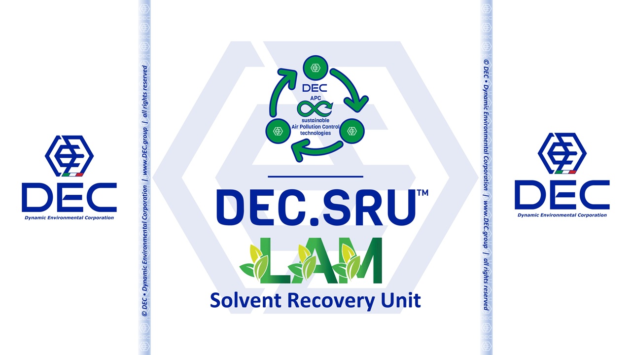 solvent recovery for lamination, activated carbon solvent recovery, solvent recovery, Solvent Recovery Unit (SRU), solvent recovery plant (SRP), solvent recovery system (SRS), high capacity solvent recovery, activated carbon, activated carbon adsorption system, impianto recupero solventi, sistema recupero solventi, unità recupero solventi, récupération des solvants, récupération des COV, Unité de Récupération des Solvants (URS), recuperación de disolventes, recuperação de solventes, lösemittelrückgewinnung, lösemitteln aus abluftströmen, abluft rückgewinnung anlage (ARA), recupero solventi flessografia, industrial sustainable VOC control systems, air pollution, emission reduction, environmental sustainability, industrial emissions, air quality, VOC emission control, VOC abatement, pollution control, sustainable manufacturing, emission control technologies, VOC treatment, industrial hygiene, regulatory compliance, decarbonization, decarbonize, GHG, CO2, green technology, clean air solutions, pollution prevention, sustainable practices, energy efficiency, low emission systems, process optimization, environmental impact, industrial ventilation, VOC management, sustainable engineering, eco-friendly solutions, adsorbent, nitrogen, steam, vacuum, VOC recovery, air purification, air filtration, industrial air pollution control, environmental sustainability, economic responsibility, environmental responsibility, social responsibility, green technology, circular economy, composti organici volatili (COV), volatile organic compounds (VOC), composés organiques volatils (COV), compuestos orgánicos volátiles (COV), compostos orgânicos voláteis (COV), flüchtigen organischen Verbindungen, multisolvent recovery, multi-solvent recovery, engineering, sustainable, innovation, Beiren, BHS, Bobst, Cerutti, Comexi, Fischer Krecke (FK), Flexotecnica, Gallus, Huitong, Kohli, Nordmeccanica, PCMC, Pelikan, Windmoeller Hoelscher, Uteco, Rotomec, Schiavi, Soma, Acom, DEC, Dynamic Environmental Corporation (DEC), DEC IMPIANTI, DEC HOLDING, DEC SERVICE, DEC ENGINEERING, DEC AUTOMATION, DEC LAB, DEC ANALYTICS, DEC Group